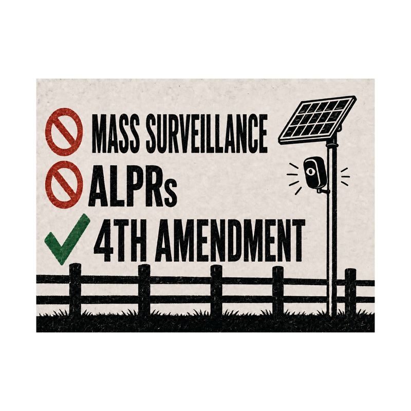 Polite sign, Ranch Fence